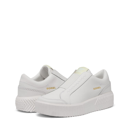 Sorel White Ona Ave Slip On Trainers