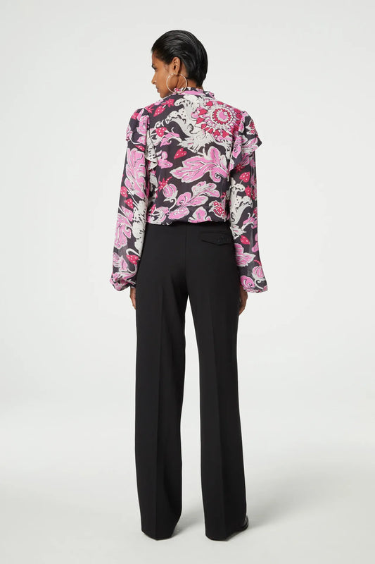 Fabienne Chapot Pink A La Folie Print Bibi Blouse