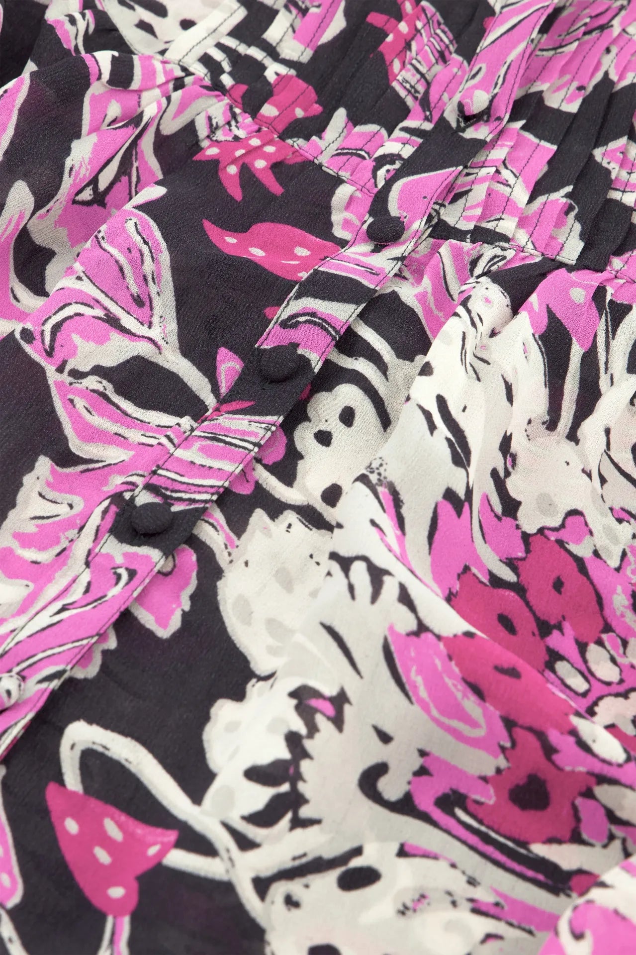 Fabienne Chapot Pink A La Folie Print Bibi Blouse