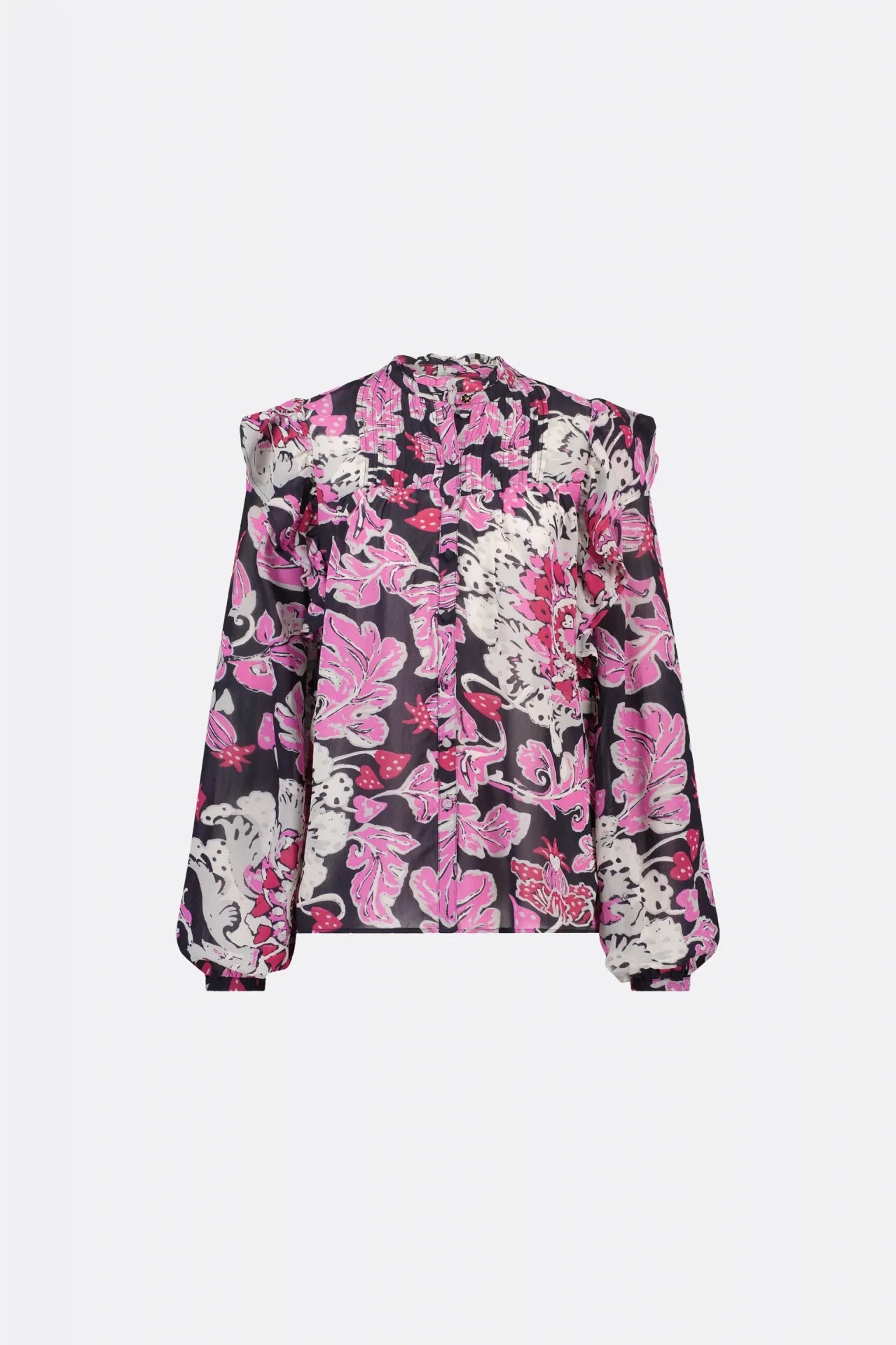 Fabienne Chapot Pink A La Folie Print Bibi Blouse