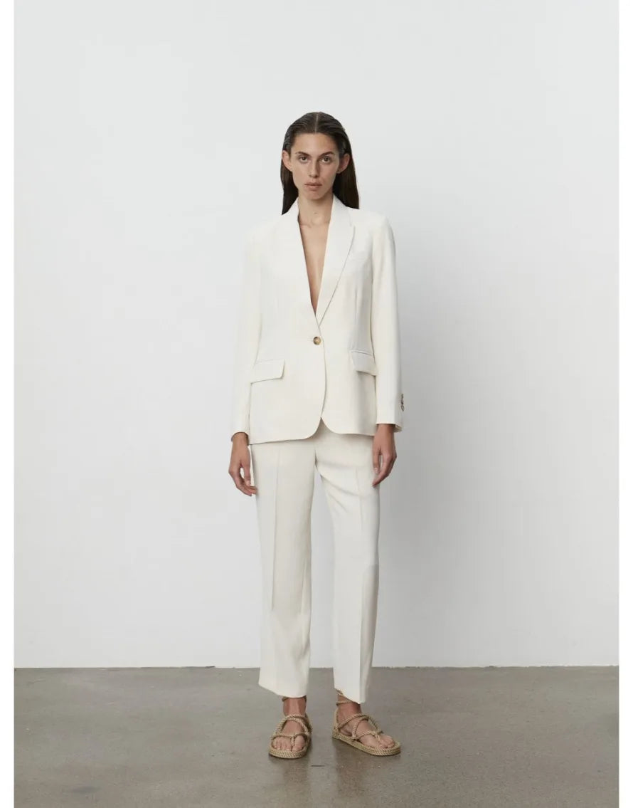 Day Birger Ivory Classic Lady Trousers