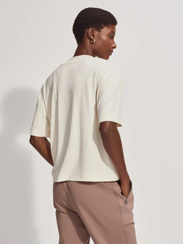 Varley Birch Kasey Mock Placket T-Shirt