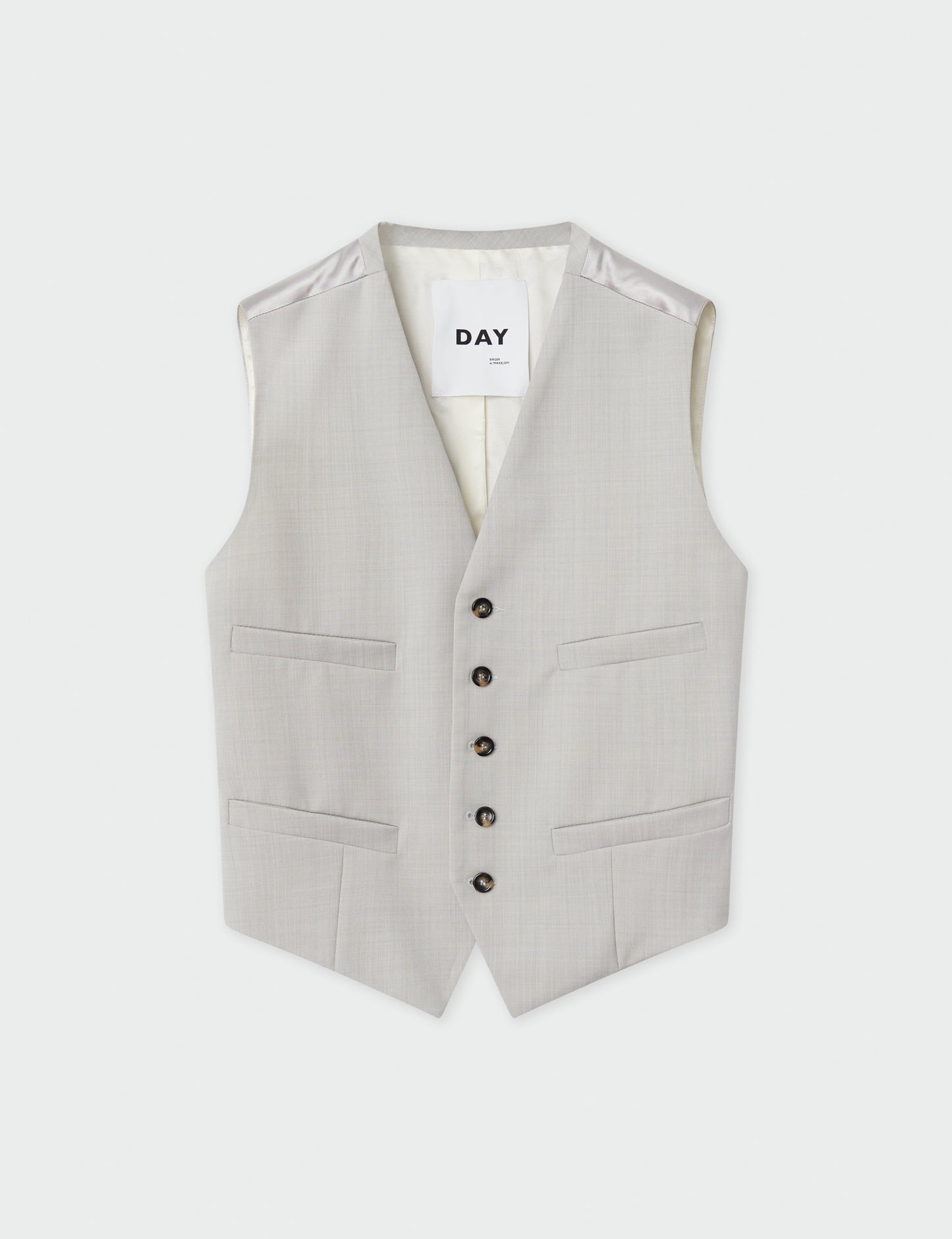 Day Birger Smoke Melange Rudy Waistcoat