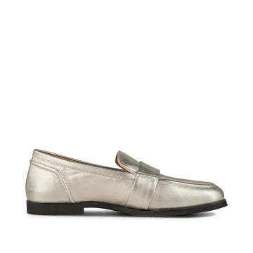 Shoe The Bear Silver Erika Loafers