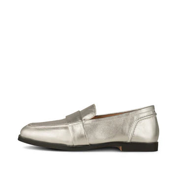 Shoe The Bear Silver Erika Loafers