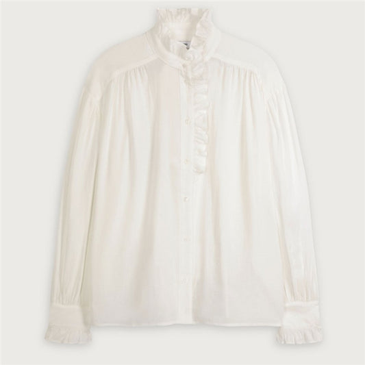 Suncoo White Lamour Blouse
