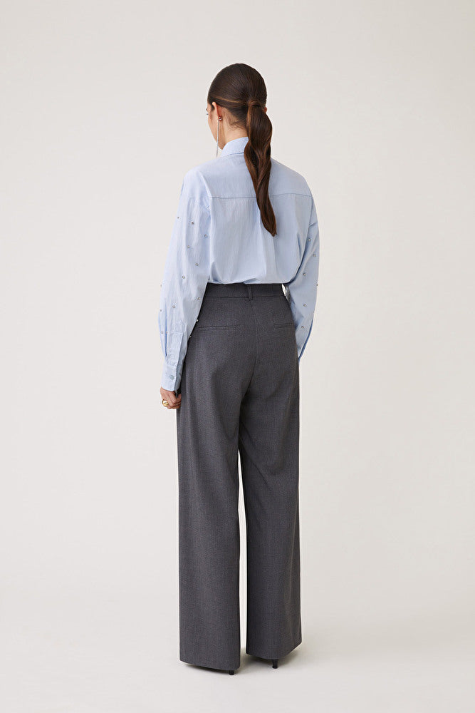 Suncoo Sky Blue Luz Rhinestone Shirt