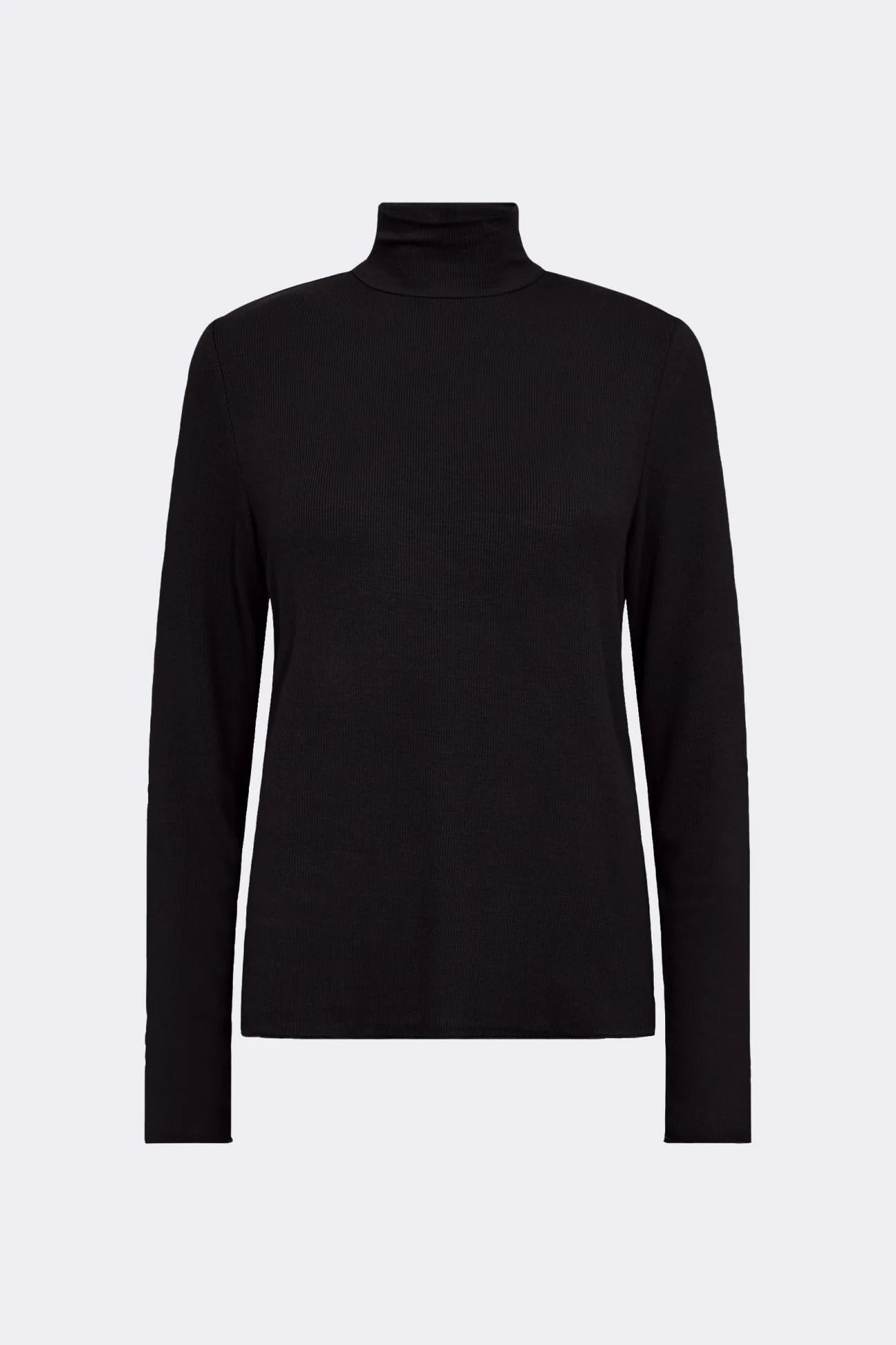 Levete Room Black Ika 19 Funnel Neck Top