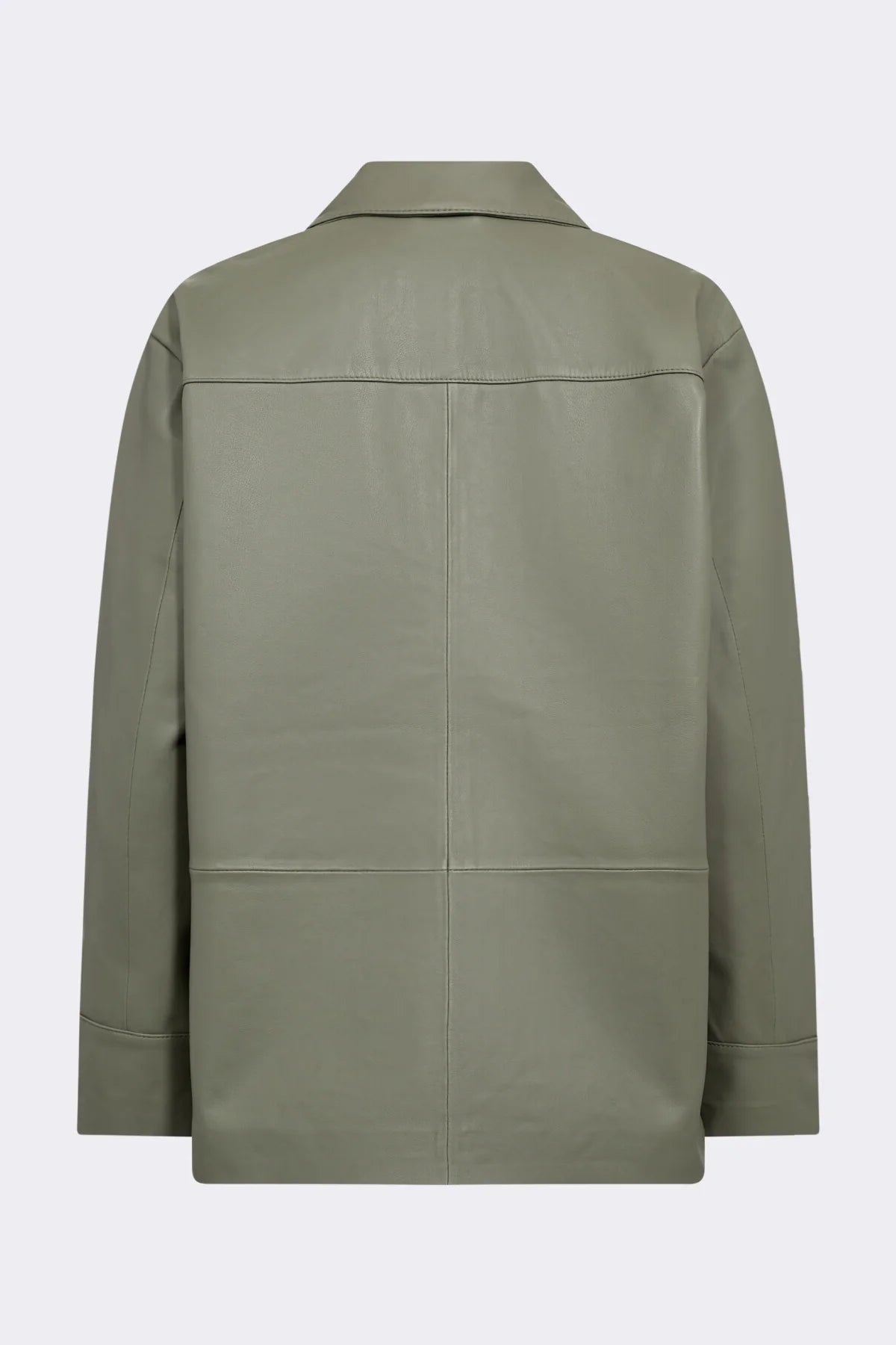 Levete Room Green Globa Leather Shirt