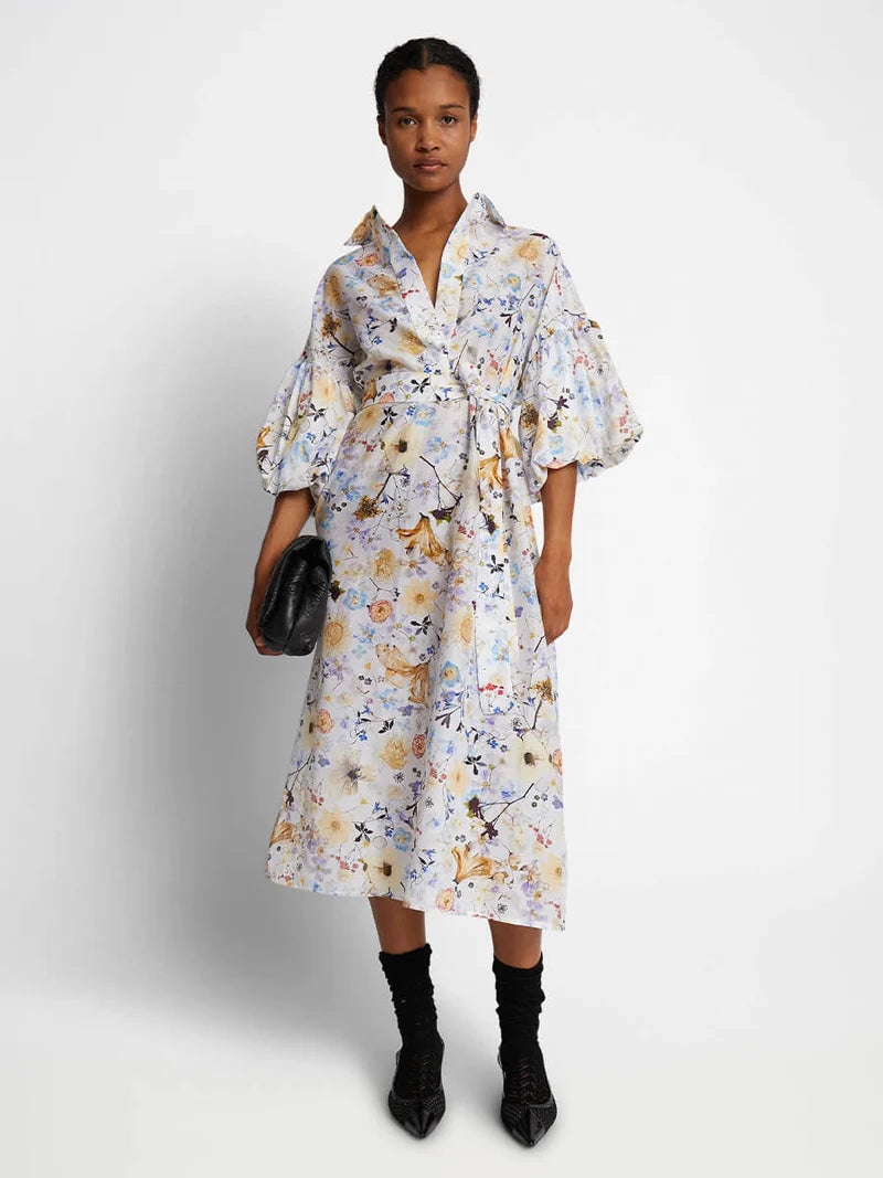 Munthe Cream Palmetto Dress