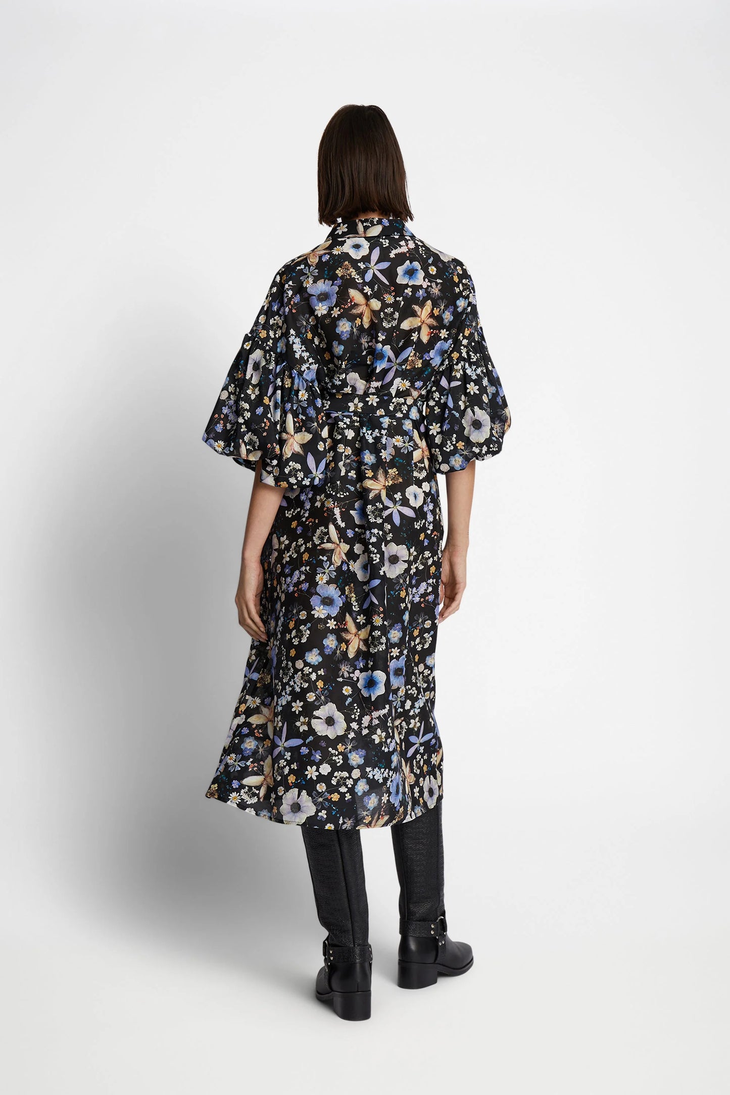 Munthe Black Palmetto Dress