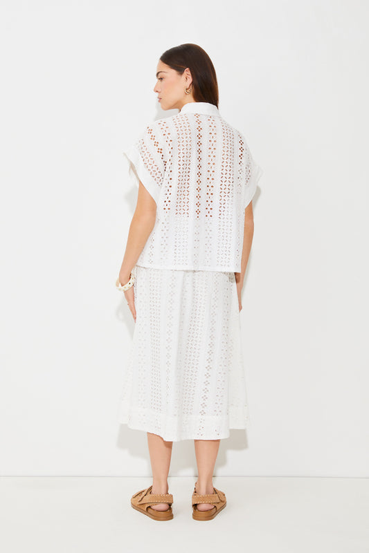 Suncoo White Latinos Blouse