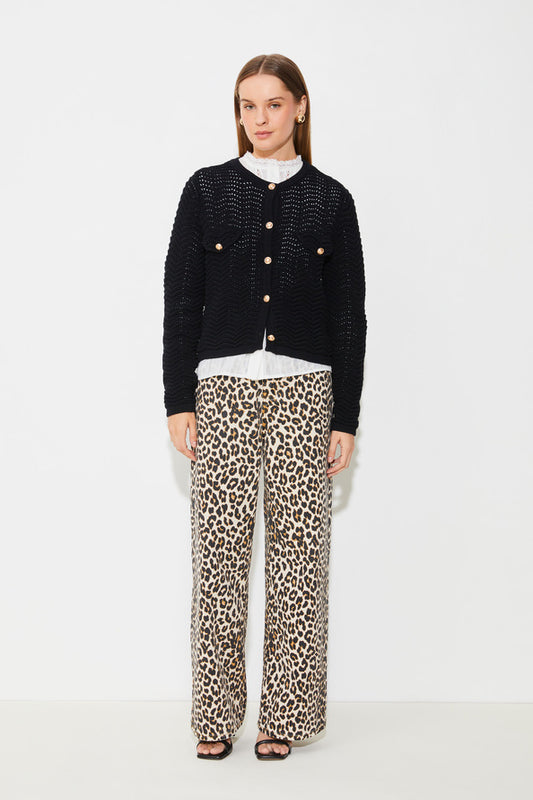 Suncoo Black Giany Cardigan