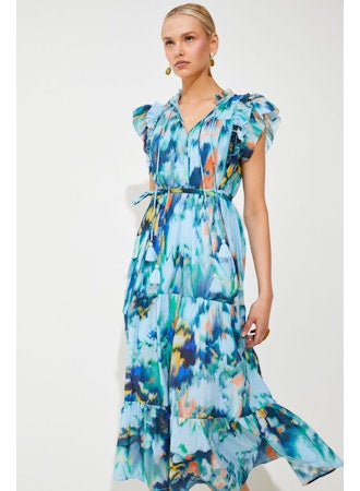 Suncoo Turquoise Calipso Dress