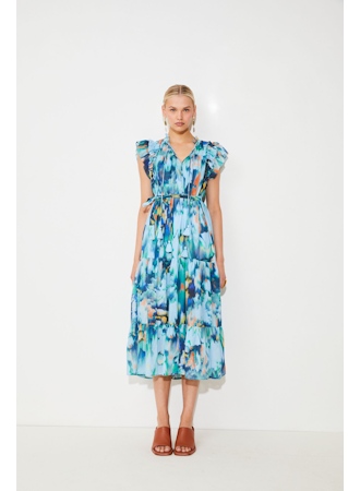 Suncoo Turquoise Calipso Dress