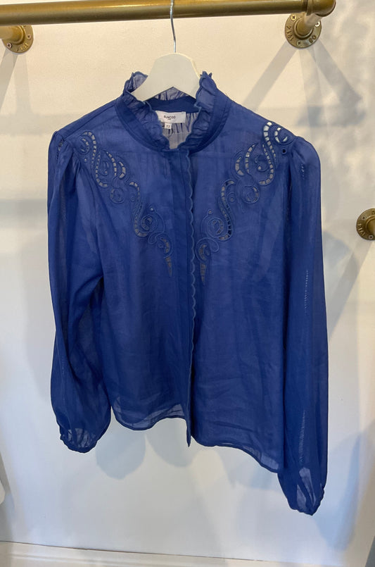 Suncoo Blue Leony Blouse