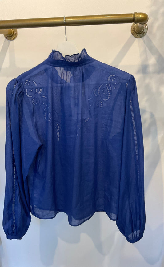Suncoo Blue Leony Blouse