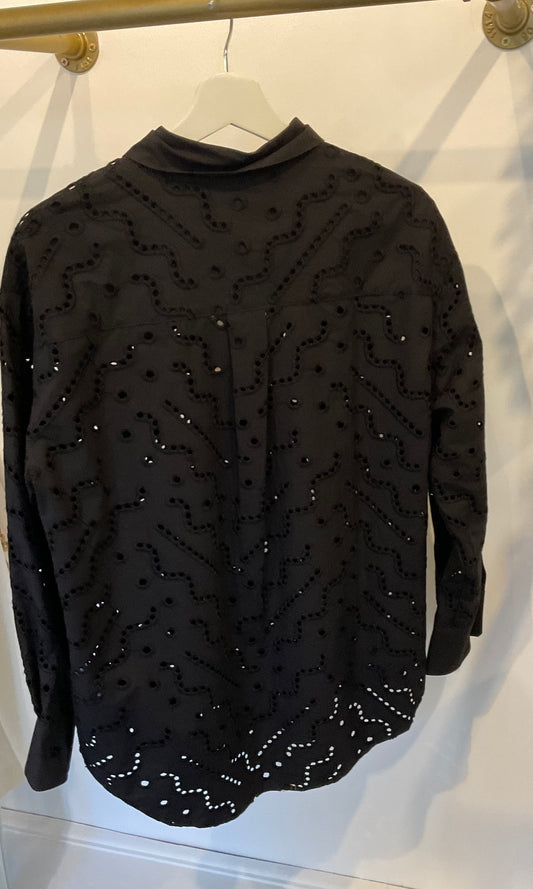 Suncoo Black Lohan Blouse