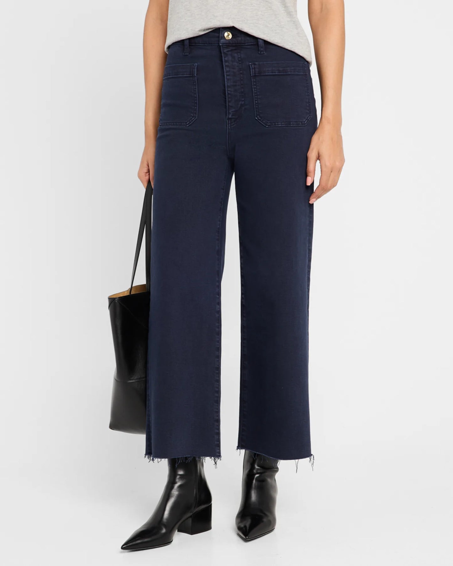 Frame Anchor Pant Raw Frey - Navy
