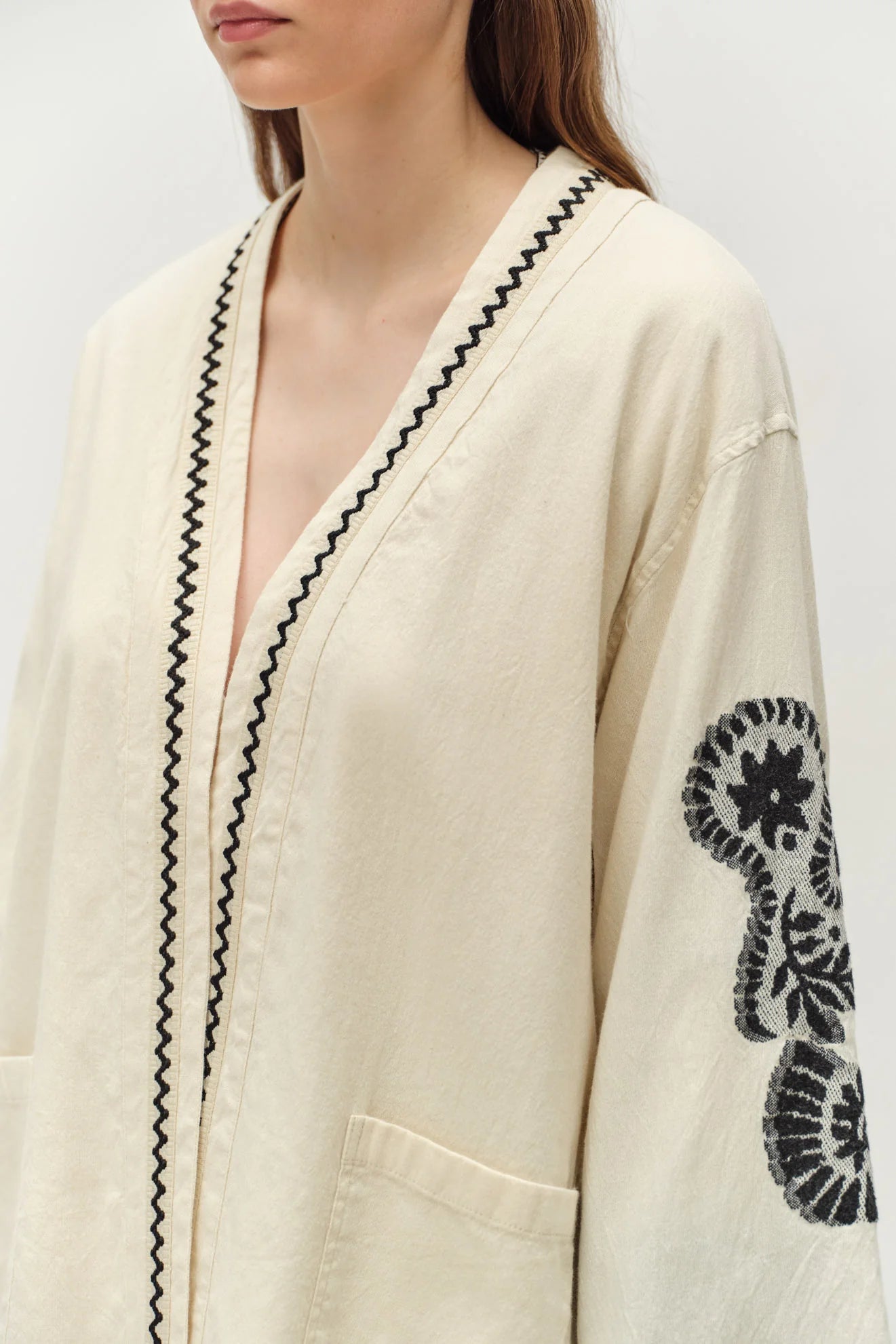 Devotion Twins Ecru Genvine Jacket