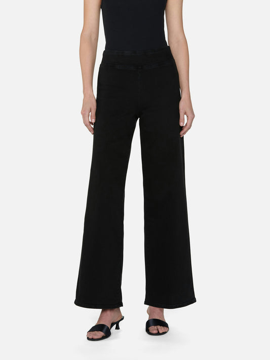 Frame Jetset Slim Palazzo- Sheen Noir