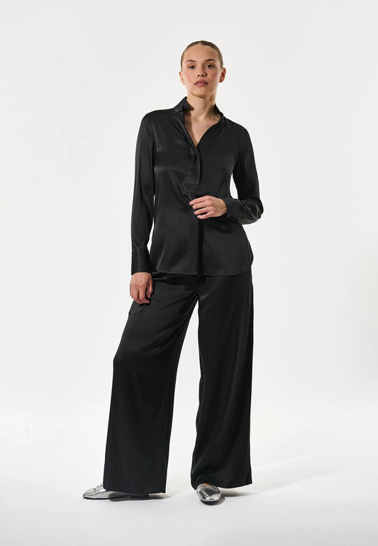 Dea Kudibal Black Silk Natedea Blouse