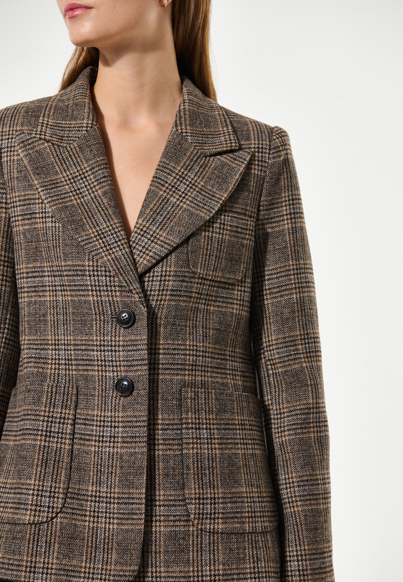 Dea Kudibal Eaton Check Lividea Blazer