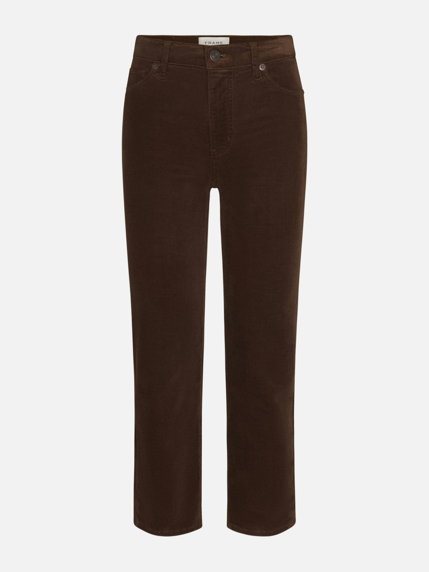 Frame Le Sleek Straight Corduroy - Bitter Chocolate