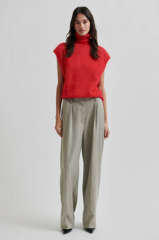 Second Female Trench Coat Jun Herringbone Trousers