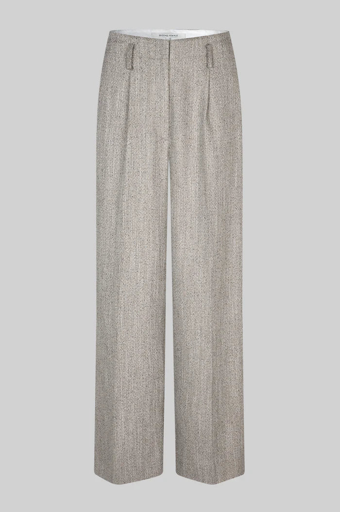 Second Female Trench Coat Jun Herringbone Trousers