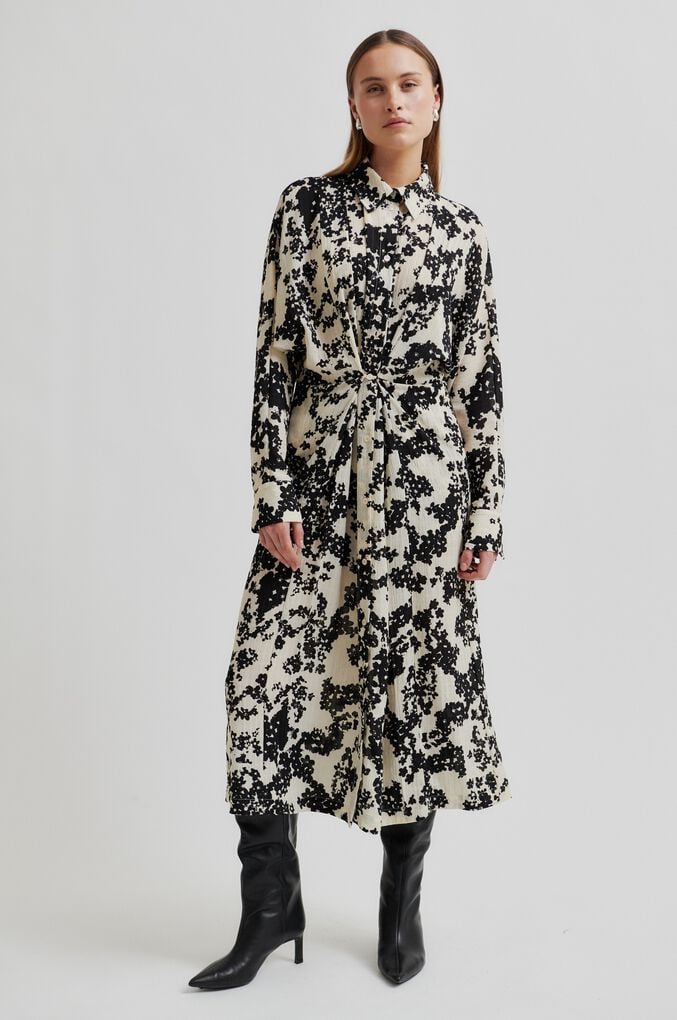 Second Female Black Print Fleuri Dress