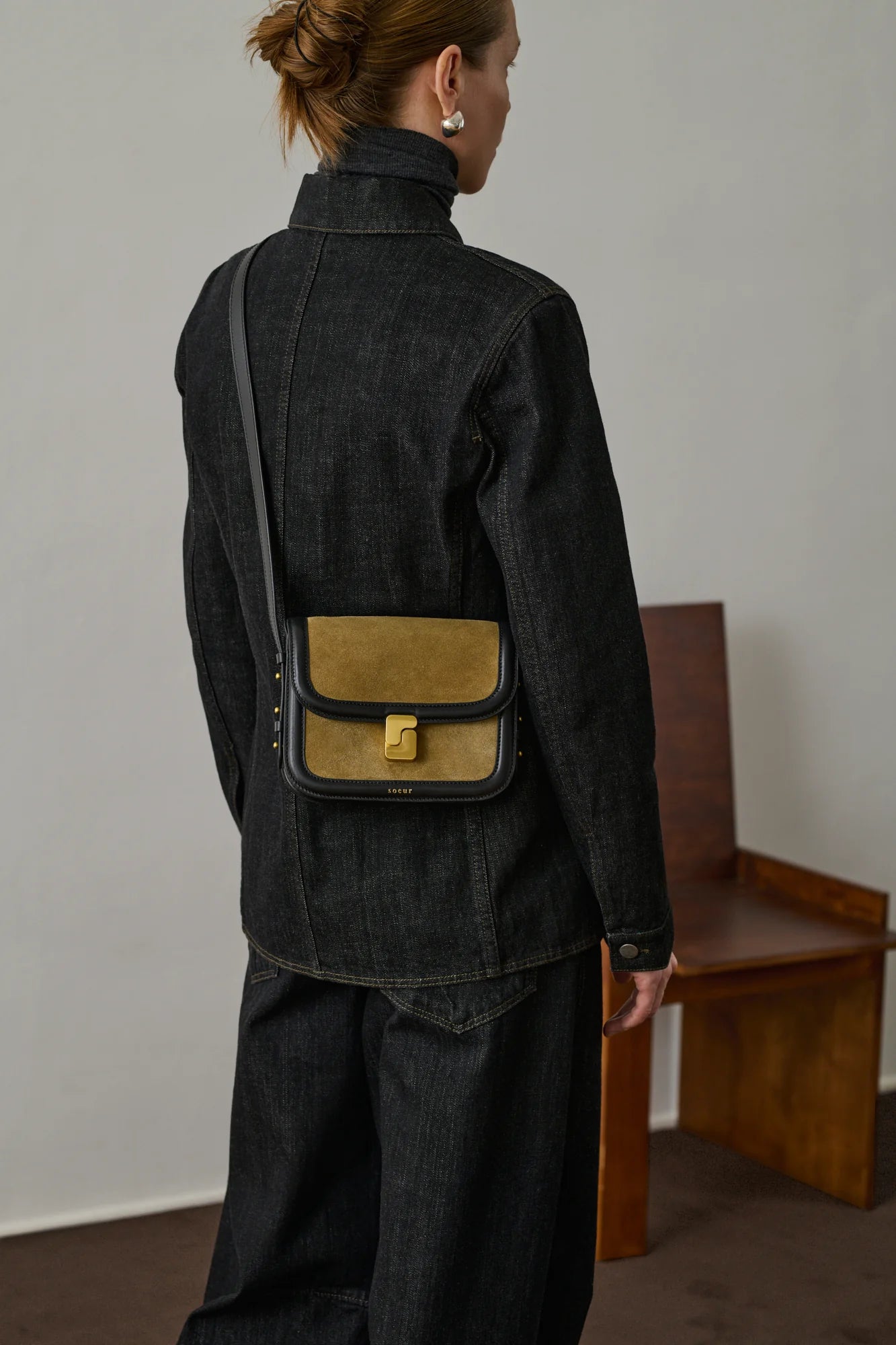 Soeur Bronze/Black Bellissima Mini Bag