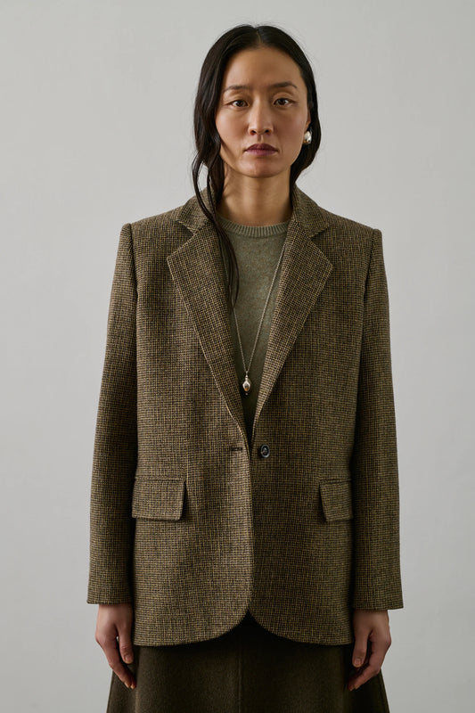 Soeur Brown Check Sevres Jacket