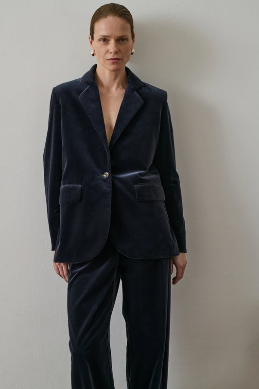 Soeur Anthracite Sevres Velvet Jacket