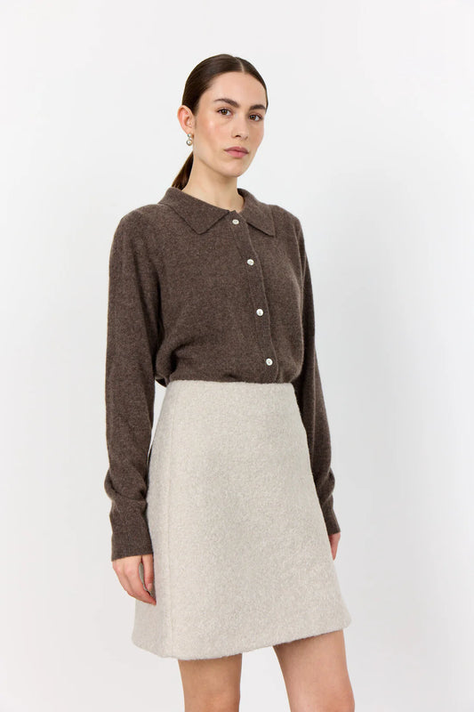 Levete Room Brown Eloise 12 Cashmere Cardigan