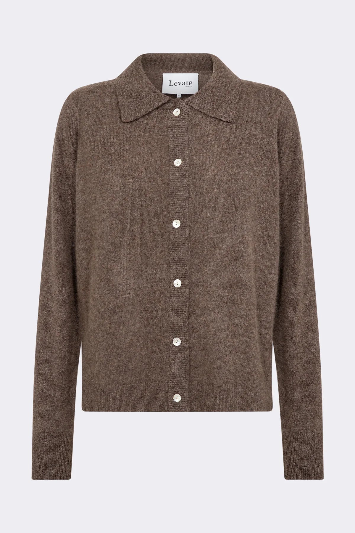 Levete Room Brown Eloise 12 Cashmere Cardigan