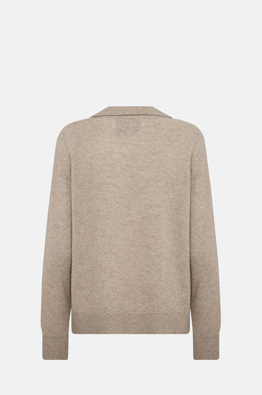 Levete Room Dark Sand Eloise 5 V Collar Cashmere Knit