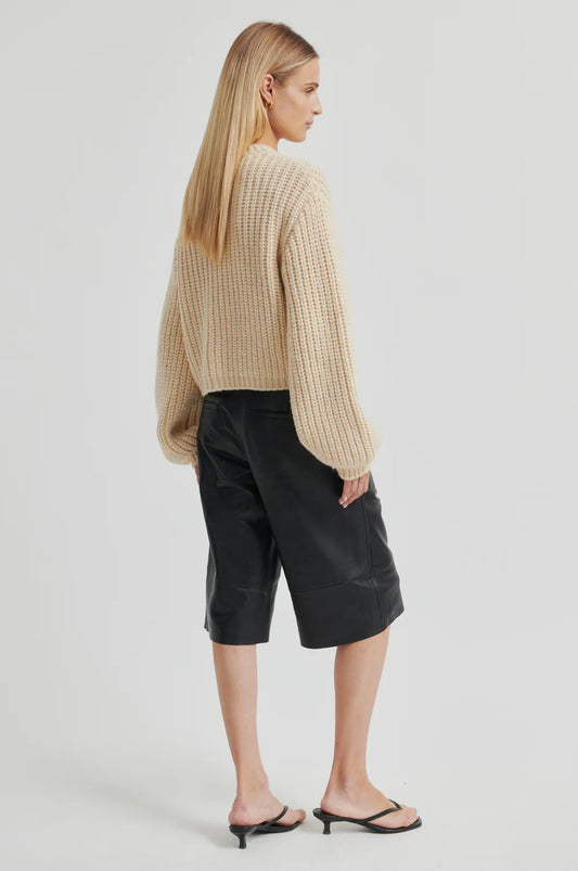 Second Female Beige Ulrikke Knit Cardigan