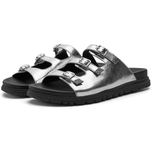 Shoe The Bear Silver Ellen Sandals