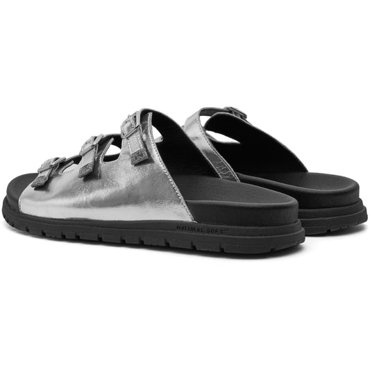 Shoe The Bear Silver Ellen Sandals