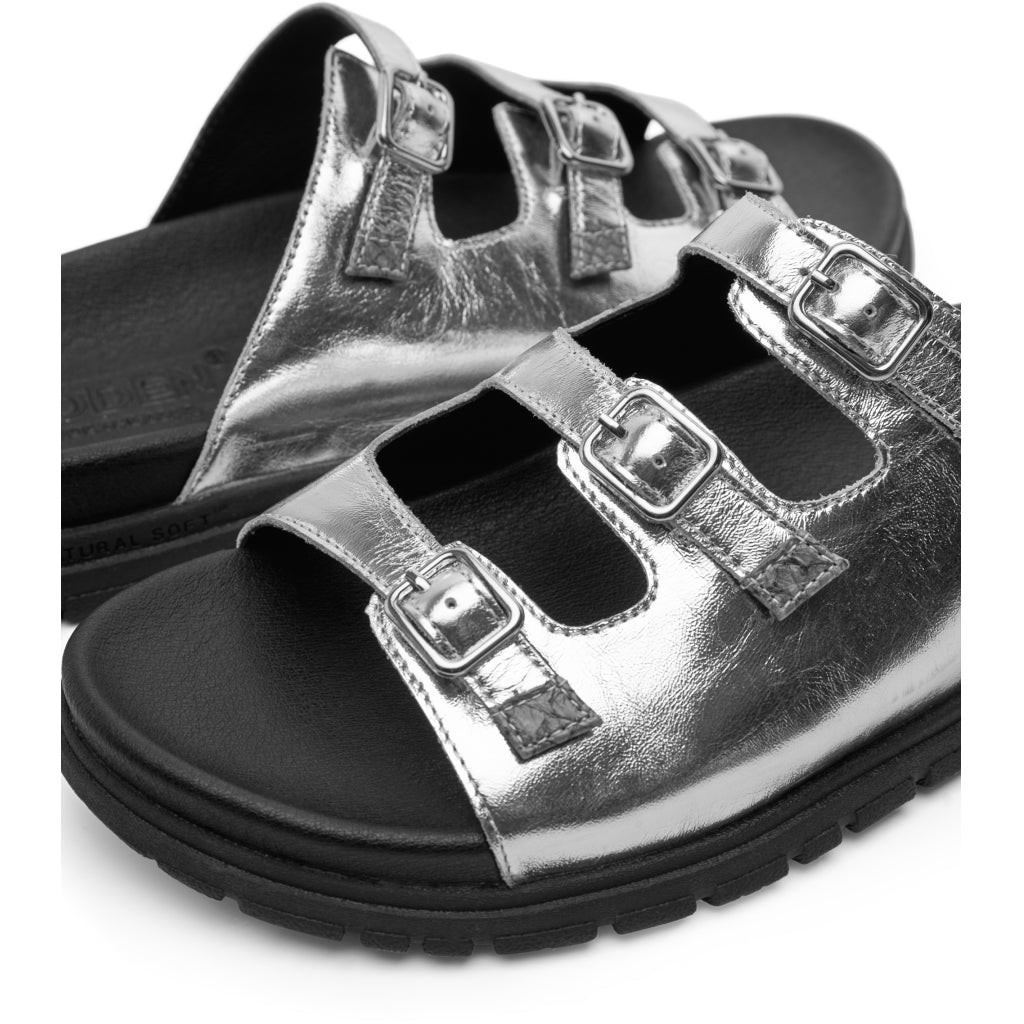 Shoe The Bear Silver Ellen Sandals