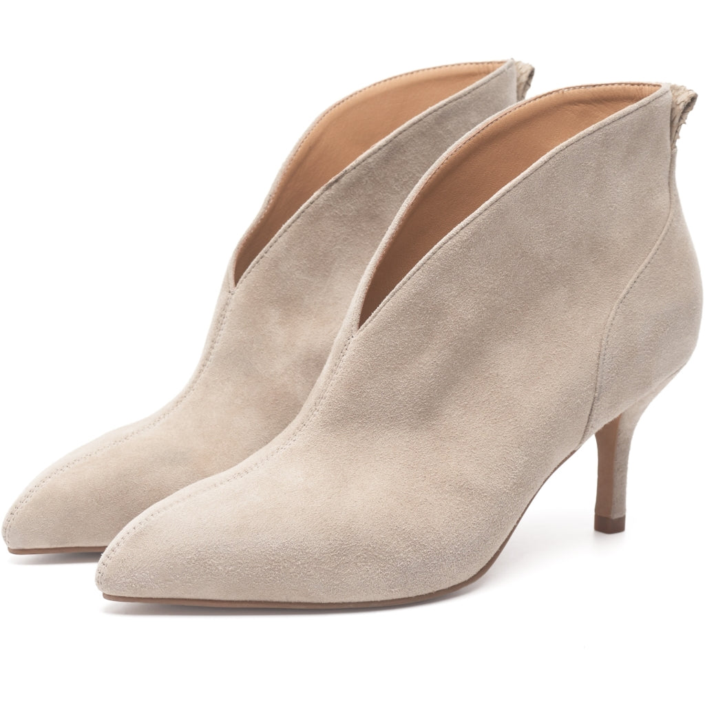 Shoe The Bear Silver Mink Valentine Suede Boots