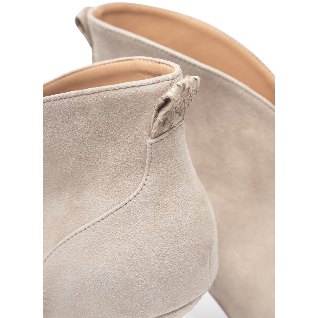 Shoe The Bear Silver Mink Valentine Suede Boots