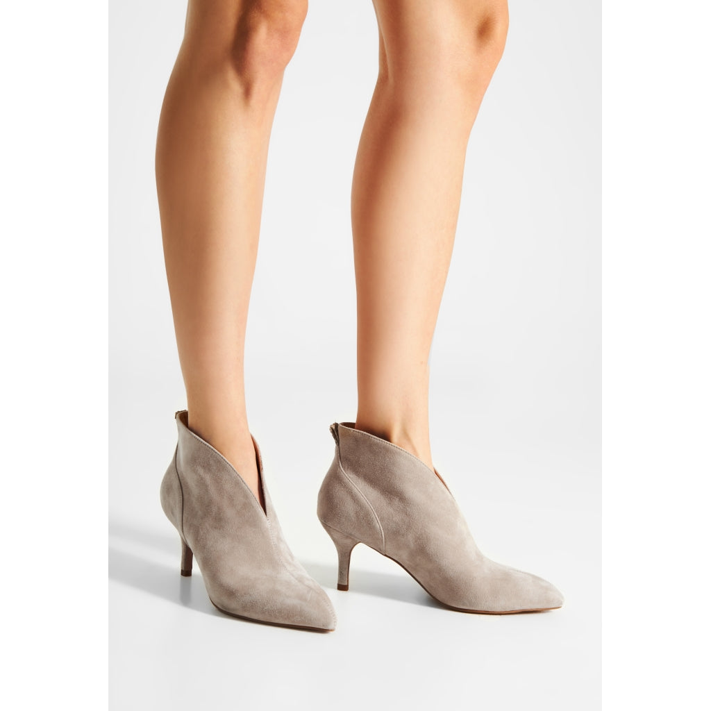 Shoe The Bear Silver Mink Valentine Suede Boots