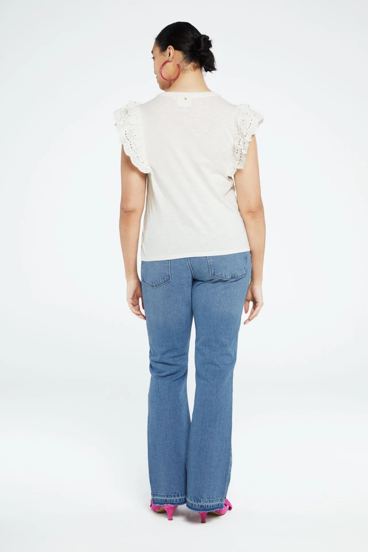 Fabienne Chapot White Anna Frill T.Shirt
