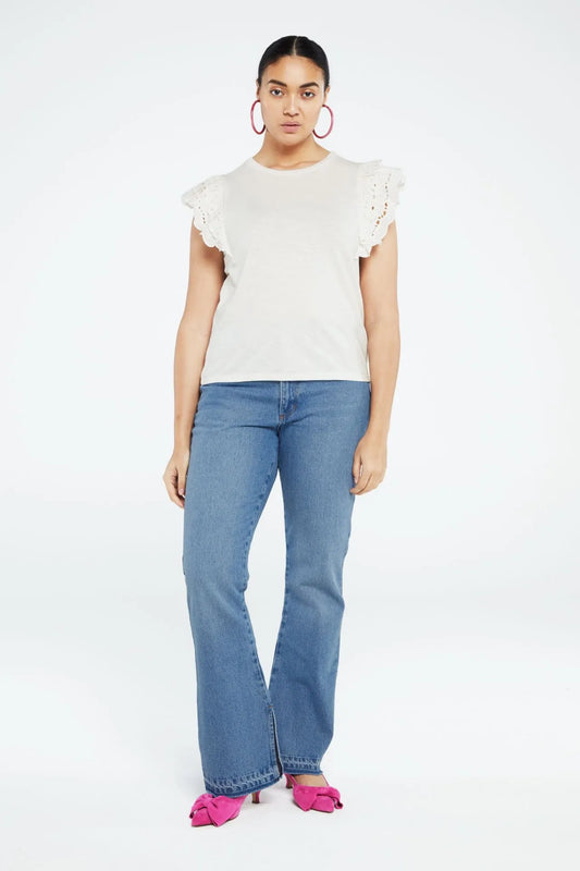 Fabienne Chapot White Anna Frill T.Shirt
