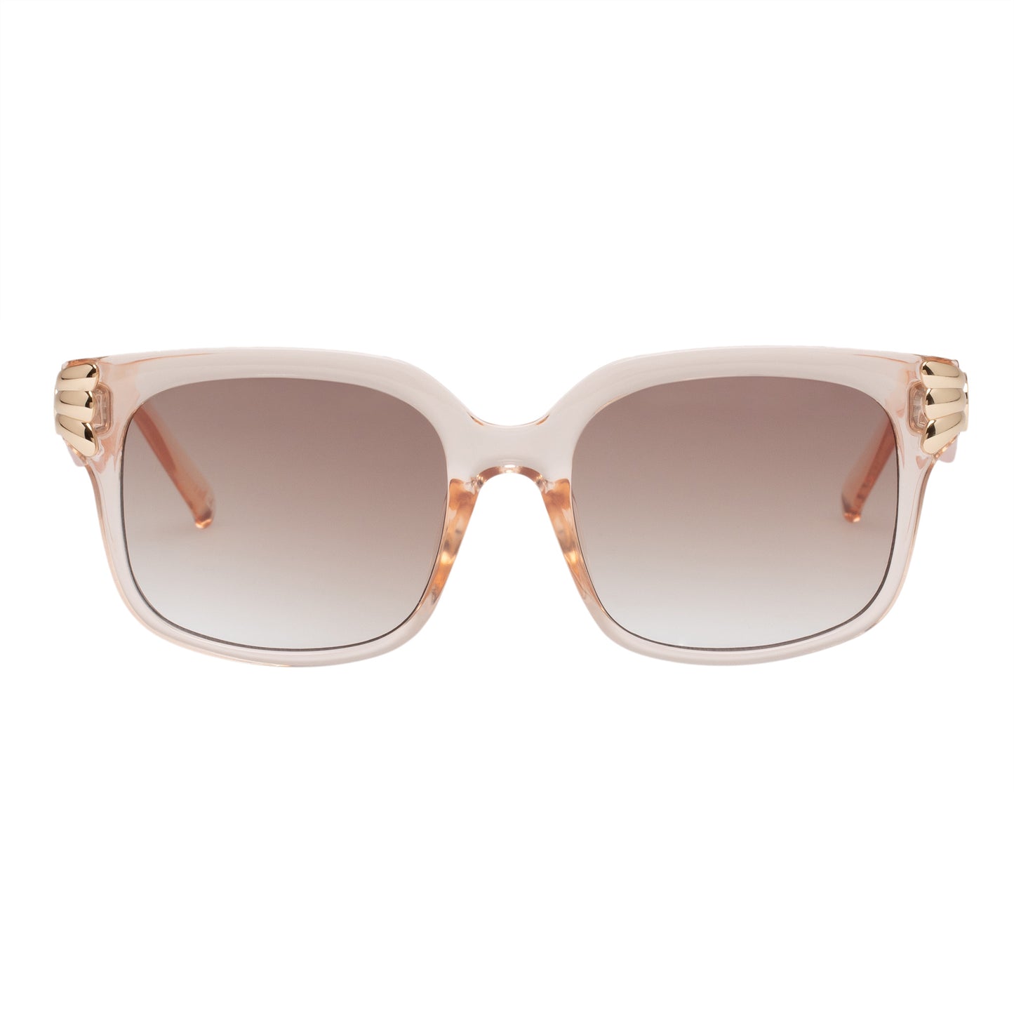Le Specs Pink Champagne Shell Shocked Sunglasses