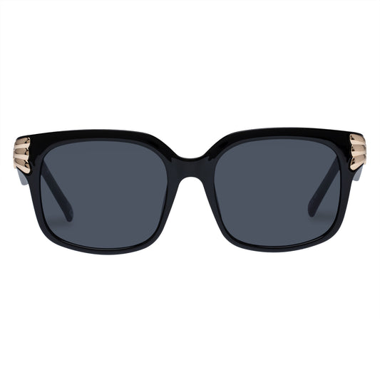 Le Specs Black Shell Shocked Sunglasses