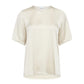 Levete Room Oyster Gunhilda Silk Mix T-Shirt