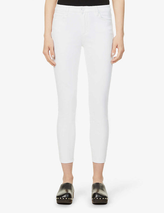 Paige Hoxton Skinny Crop Jeans- Crisp White